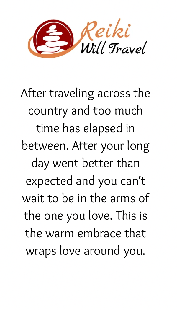 After traveling across the country and afternoon much too time has elapsed in between. After you’ve a long day that went way better than you hoped and you can’t wait to be in the arms of the one you love the most, this is the warm embrace has when you feel the hug that wraps love around you and makes you never want to let go. The gentle tears of joy that linger because it feels like home.